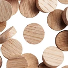Widgetco 3/4" Oak Plugs, Face Grain, Woodworking Can Be Sanded, S.... Fixed Price $18.28.