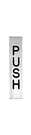 Crl 4EPBSPU Brushed Stainless 4-1/2" Push Indicator. Fixed Price $25.52.