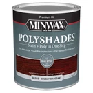 Minwax 61480444 Polyshades - Stain & Polyurethane Step, Quart, Bombay. Fixed Price $25.99.