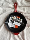10.25 Inch Creuset Red Enamel Cast Iron Frying Pan Skillet With Long Handle. Fixed Price $149.99.