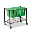 Alera ALEFW601424BL Single-tier Rolling File Cart. Fixed Price $163.53.
