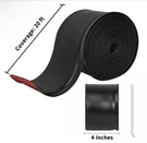 ART3D Black Flexible Pvc Baseboard Trim 4" 20FT Peel & Stick Wall. Fixed Price $23.20.