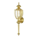 Livex Lighting 2112 Outdoor Basics 25-1/4"H Wall Brass. Fixed Price $177.96.