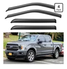 Yqautec Window Visors Rain Guards 2015-2026 Ford F150 Supercrew, Out-channel. Fixed Price $32.99.