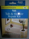 Gel-coat Fiberglass Tub And Shower Chip & Gouge Surface Repair Kit White. Fixed Price $26.99.