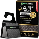 Maxguard Clothes Moth (6+2 Free Traps) With Extra Strength Pheromones. Fixed Price $31.51.