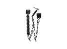 Fhc K5141 Storm Door Protector Chain And Spring - Black Finish (single Pack). Fixed Price $10.74.