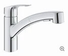 Grohe 30306001 Eurosmart Dual Spray Pull-out Kitchen Faucet 1.75 Gpm Chrome. Fixed Price $160.00.