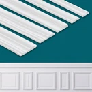 Coengwui Peel And Stick Wall Molding Trim, 9.8FT X 0.79IN, Can Be Painted. Fixed Price $25.70.