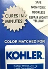 Kohler Bathtub Repair Kit Sink Porcelain Chip White. Fixed Price $35.95.