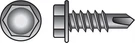 Hillman 560338 Zinc Plated Steel Phillips Hex Washer Head Drill Screw 10 2 In.. Fixed Price $28.52.