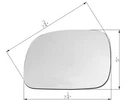 For Mirror Glass W/ Pads 1996 - 2007 Caravan Town & Country Voyager Driver Side. Fixed Price $17.63.