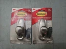 Command Large Forever Hooks Classic Brushed Nickel Hanger New FC13-BN-2ES. Fixed Price $10.00.