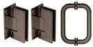 C.r. Laurence V1ES30RB Crl Oil Rubbed Bronze Vienna Shower Pull And Hinge Set. Fixed Price $175.00.