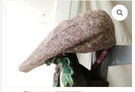 Totes Newsboy Grey Fleck Cap Mens Large Tweed Satin Lining Rain Rolls Right Off. Fixed Price $12.99.
