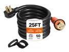 Vevor Generator Power Cord 25' 125/250-VOLT Amp 12,000W Stw Cable-nob. Fixed Price $111.99.