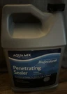 Aqua Mix Penetrating Sealer Gallon- New!. Fixed Price $60.00.