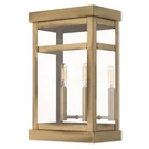Livex Hopewell Light Outdoor Wall Lantern In Antique Brass, 15"H 20705-01. Fixed Price $479.96.