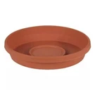 Lot Of (10) Bloem Living, 8'' Terra Taupe Saucer, Made Usa, 51608, 0874045160. Fixed Price $26.99.
