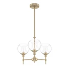 Alturas Gold Three Light Chandelier From The Xidane Collection. Fixed Price $239.99.