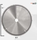14" 355MM Premium Carbide Circular Saw Blade 80T Wood Cutting Disc. Fixed Price $68.79.