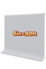Pro Flex Gray Vinyl Wall 6INX80FT, Strong Peel And Stick Adhesive Baseboard. Fixed Price $92.15.