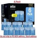 Braun Clean & Renew Refill Cartridges, 6 Count, Pack Of 1. Fixed Price $29.99.