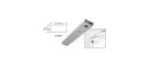 Crl Aluminum Satin Anodized Single Door Header 4" X 36" Durable Support. Fixed Price $131.51.