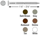 S10SND Painted Siding Nail (5LB Pack) (choose Color). Fixed Price $64.45.