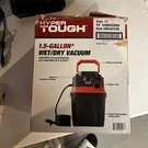 Hyper Tough 1.5 Gallon Peak Hp Poly Wet/dry Vacuum VH105 3502. Fixed Price $19.99.