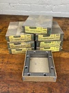 24 Vintage Nos Stanley Flat Corner Irons 1/2" 3 Steel Original Box. Fixed Price $19.99.