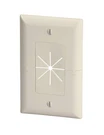 Datacomm 45 0017 Low Profile Split Tv Wall Plate Cable Management Lite Almond. Fixed Price $11.79.