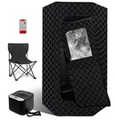 Peeko Full Size Portable Hexagon Steam Sauna 1000W/3L Spa Detox Chair, Remote. Fixed Price $119.99.