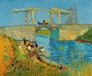 Ceramic Backsplash Tile Mural Impressionist Fine Art - Bridge At Arles Ii. Fixed Price $144.00.