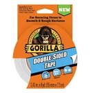 Gorilla Glue 100925 Double Sided Film Tape: 3/8 In Roll Wd, Yd Lg, 14. Fixed Price $7.89.
