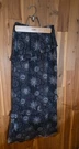 Daisy Street Skirt Gray And Black Mesh Overly Ankle Length Celestial Pattern. Fixed Price $13.00.