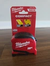 Milwaukee 25 Ft. Compact Tape Measure With Fractional Scale. Fixed Price $16.99.