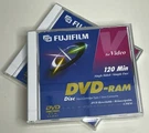 Lot Of Fujifilm Dvd-ram 120 Minute Single Sided Disc For Video 4.7GB. Fixed Price $9.95.