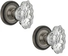 Nostalgic Warehouse Rope Rosette With Chateau Knob Passage 2.75" Antique Pewter. Fixed Price $69.99.