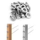 Muzata 20PACK T316 Cable Railing Kit Angle Beveled Washer 25 30 35 Degrees CR60. Fixed Price $67.99.