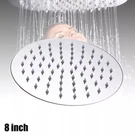 8" Round / Square Rainfall Shower Head Chrome Stainless Steel Bath Sprayer. Fixed Price $11.99.