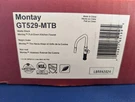 Pfister GT529-MTB Montay Pull-down Kitchen Faucet In Matte Black. Fixed Price $249.00.