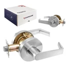 Oakmoore Medium Duty Commercial Door Handle Passage (no Keys), Silver. Fixed Price $85.35.