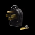 Elegrp 30A/50A 125/250V 3-POLE/4-WIRE Nema 14-30P/14-50P Grounded Plug, Black. Fixed Price $17.99.