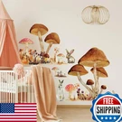 Roommates RMK4411TBM Mushroom Xl Giant Peel And Stick Wall Decals. Fixed Price $65.49.