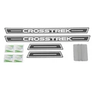 19-25 Subaru Crosstrek Metallic Finished Side Sill Plates Set Of 4 E101SFL102. Fixed Price $112.39.
