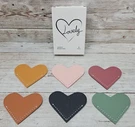 Leather Heart - Winjeto 6 Pieces Cute Corner Page Colors. Fixed Price $9.95.