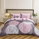 8-PIECE Comforter Set Reversible FULL/QUEEN-8 Pieces Grey Pink Floral. Fixed Price $95.19.