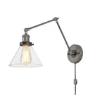 Lnc Swing Arm Wall Sconce Lighting, Glass Lamp With Plug Cord For Bedroom,.... Fixed Price $48.21.