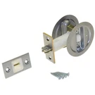 Johnson Hardware Satin Nickel Silver Steel Pocket Door Privacy Lock. Fixed Price $26.99.